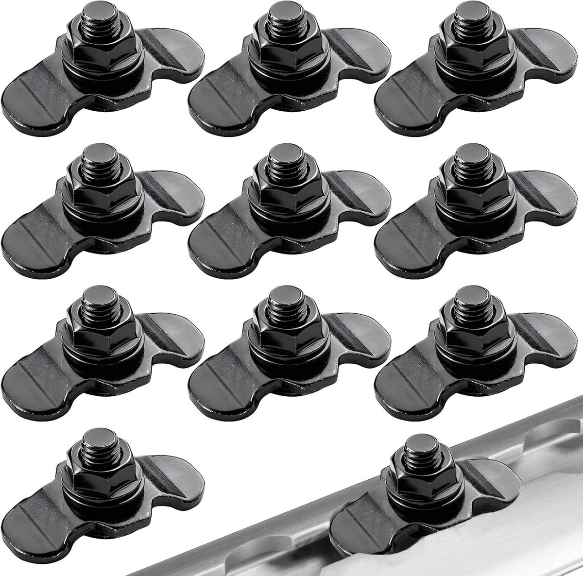 screw fitting for airline-rail m8 black - ShopVlot