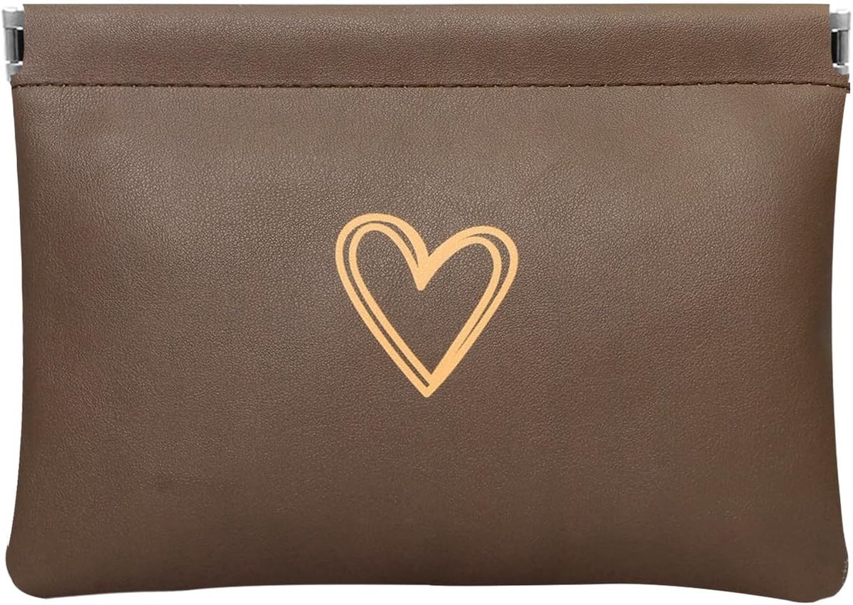 SnelShoppen - Vrouwelijke Make-up Tas Set, Schattig Ruitpatroon, Kleine Cosmetica Tas voor Handtas, Waterdicht, Met Initiaal, Gecontroleerde Make-up T