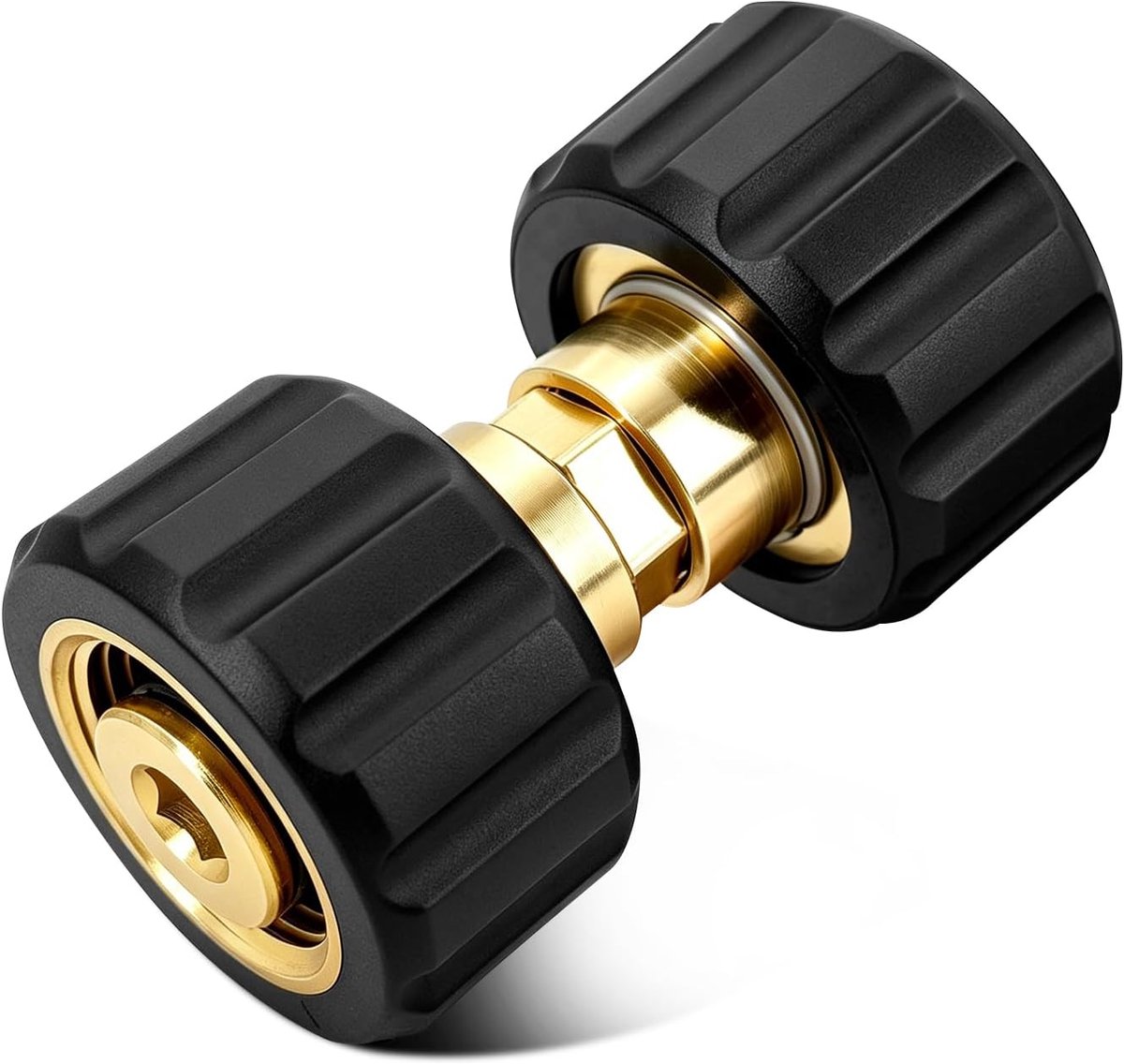 SnelShoppen - M22 Slangverbinding M22 naar M22 - M22 x 1.5 Vrouwelijke Schroefdraad Adapter 6 cm voor Hogedrukslang, Slangconnector Geschikt voor Kärc