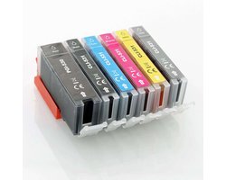 Toners-kopen.nl Canon PGI530 / CLI531 - Inktcartridge Multipack 6-delig - Geschikt voor Canon Pixma TS 8750 Canon Pixma TS 8751 Canon TS8750 Canon TS8751
