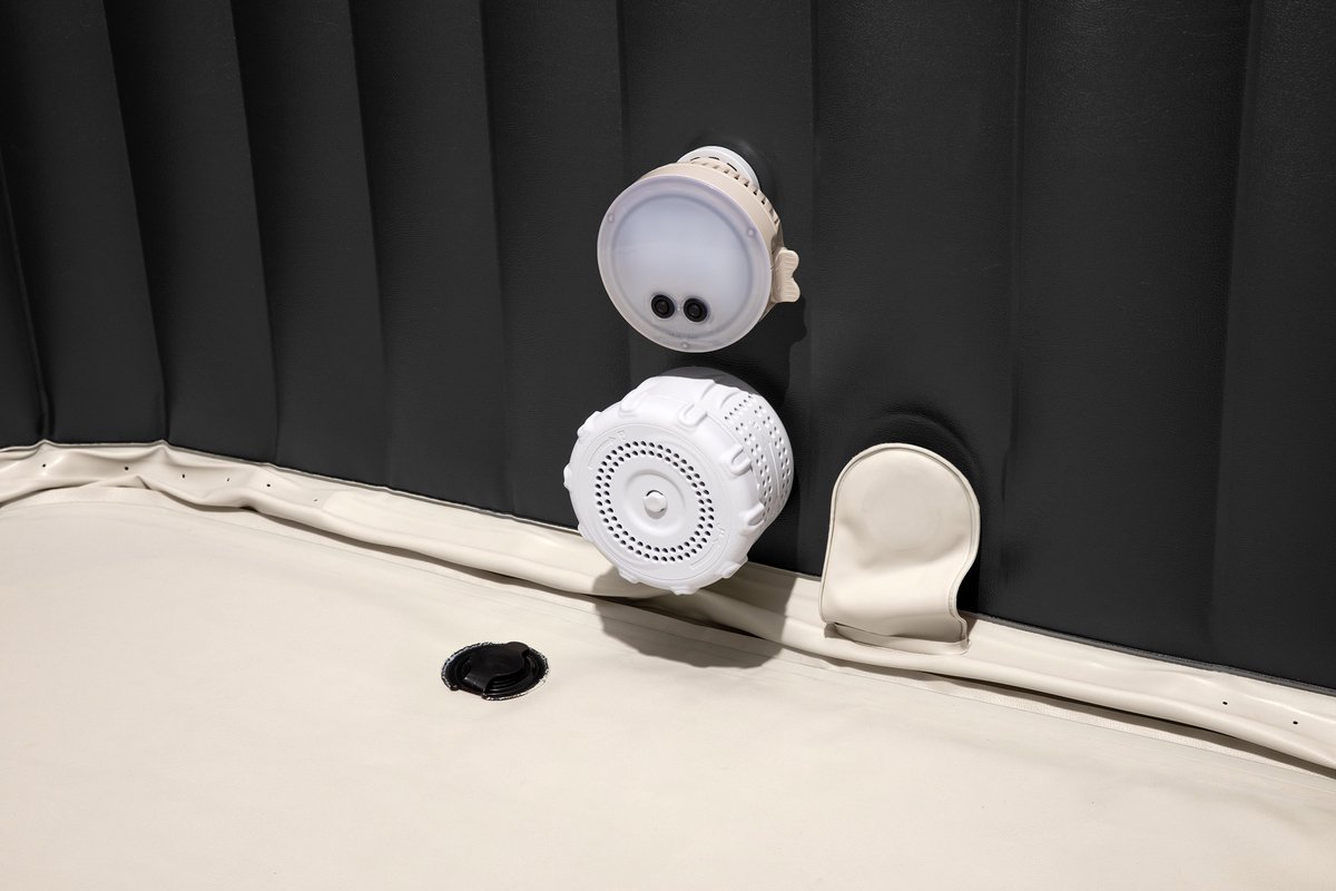 Intex PureSpa Greystone Deluxe opblaasbare spa - 6 personen - Wifi