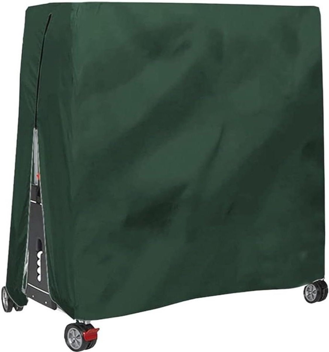 Tafeltennistafelhoes - Beschermhoes Tafeltennis - Tafel Beschermen - Waterdicht Oxford Stof - 165 x 70 x 185 cm - Grijs Groen