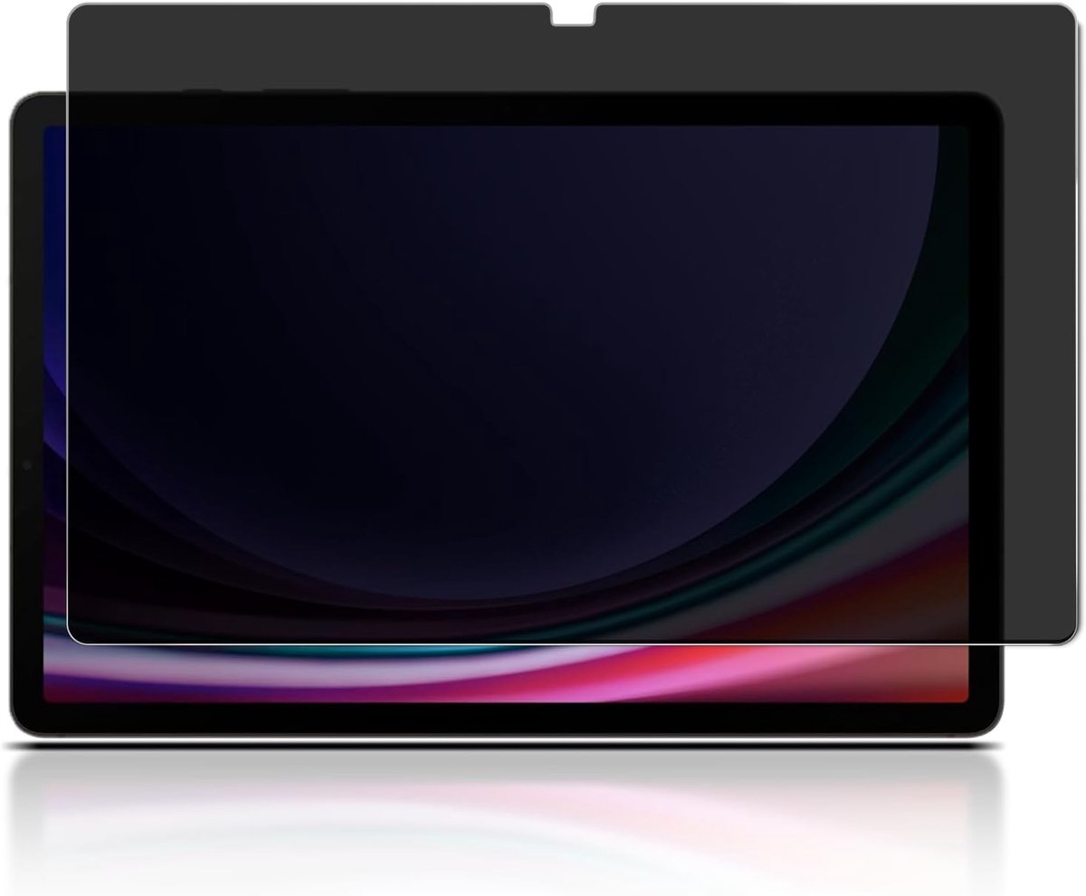 SnelShoppen - Privacy Screen Protector voor Samsung Galaxy Tab S9+/S9 FE+/S7 FE 5G/S8/S7 Plus 12.4 Inch - 360° Anti-Spionage, Anti-Kras, Schermbescher