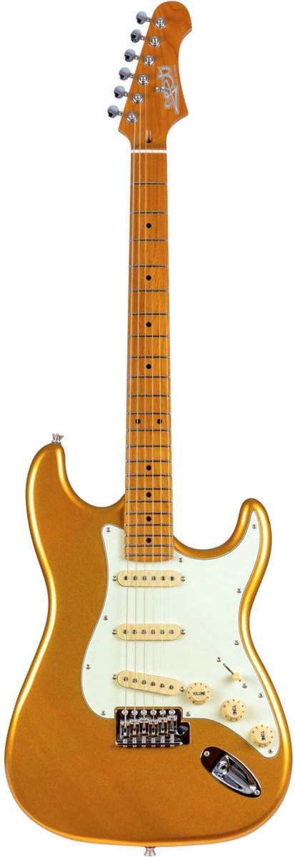 Jet JS-300 ST-Style Elektrische Gitaar Gold