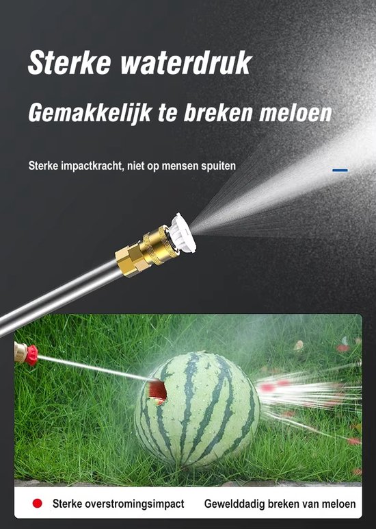 EAFC - Hogedrukreiniger - Inclusief 80Wh Batterijen - Geschikt voor Auto, Tuin, Balkon en Meer - Krachtigere Reinigingskracht van EAFC — afbeelding 2