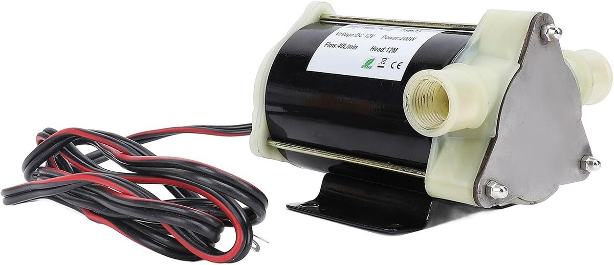SnelShoppen - 12V Zelfaanzuigende Bilgepomp 200W 12M Hoogte 40L/min Wateroverdracht Flexibele Impeller Pomp Voor Verswater en Zoutwater