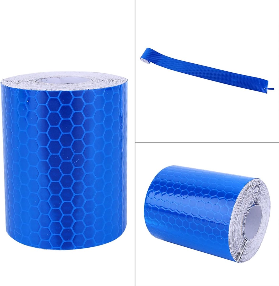SnelShoppen - Reflecterende Tape 3 Meter - Veiligheidswaarschuwings Tape voor Buiten - Reflecterende Stickers voor Fietsen, Motoren, Huishoudelijke Ap