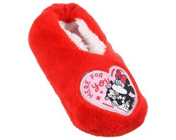 Minnie Mouse Here for You slofjes voor kinderen - rood