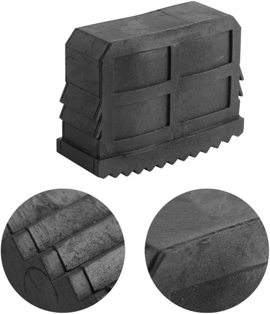 SnelShoppen - Rubber Gidsvoeten, Set van 2, Universele Rubber Voeten, Vervangende Pads voor Ladders, Antislip Voetbeschermers, Hoogwaardige Rubber, 60