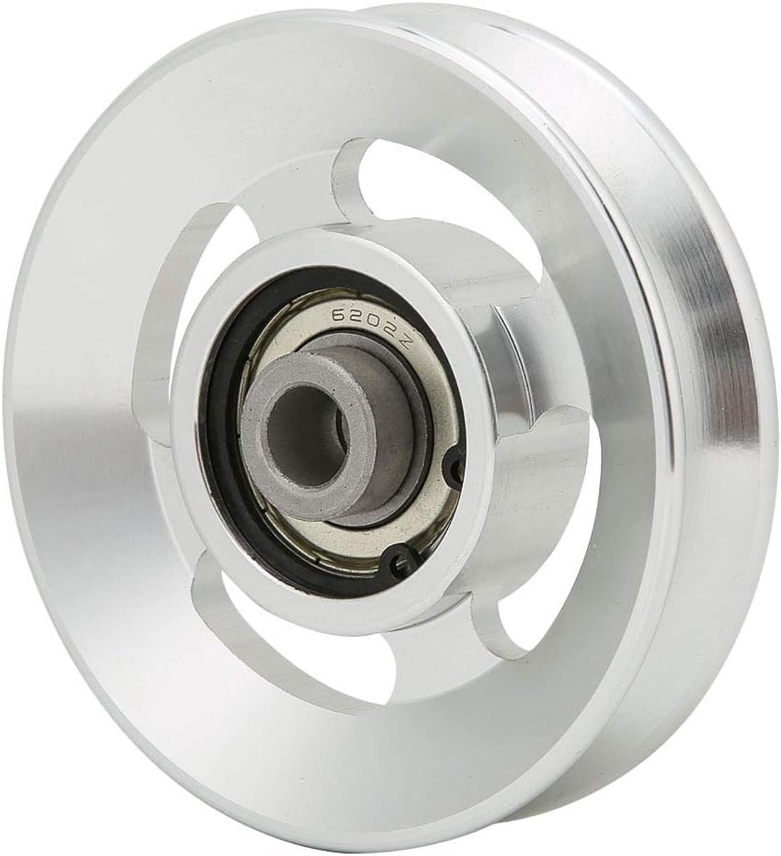 SnelShoppen - Aluminium Legering Sterkte Training Pulley, Universele Kleine Frictie Gymnastiek Roller (90mm) voor Krachttraining, Fitness, Sport, Thui