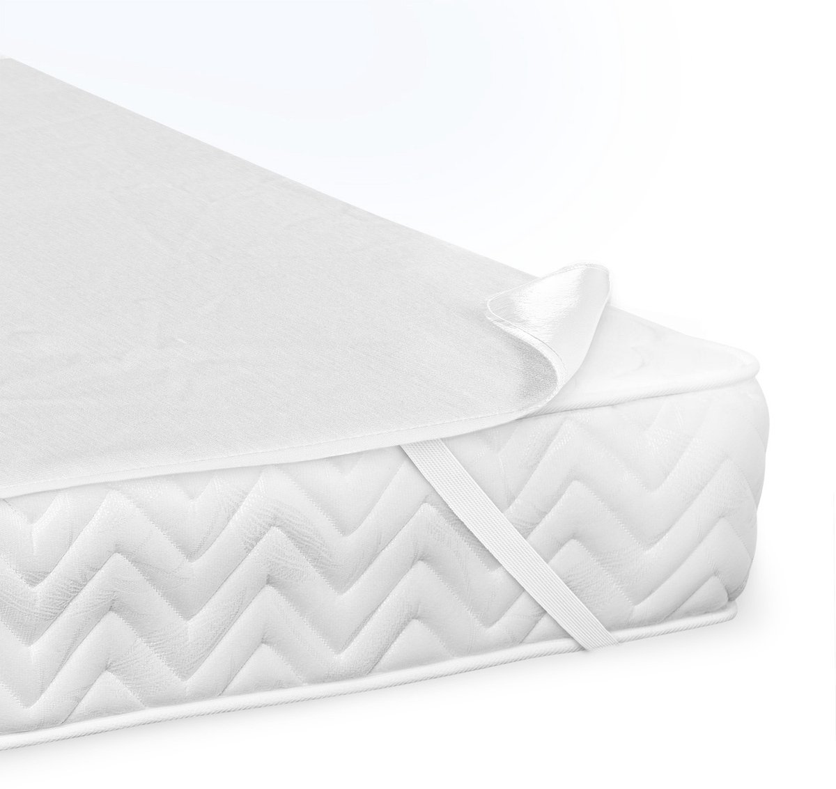 Darymex Waterdichte Matrasbeschermer 140x200 cm - Jersey - Ademend & Anti-Allergisch - Matrasbeschermer met 4 Hoekelastieken - Wit - OEKO-TEX® - Wasbaar op 60°C