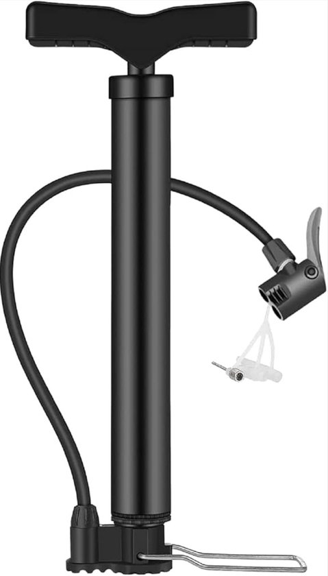 Mini Fietspomp – Tot 120 PSI – Geschikt voor Fatbike, E-bike, Racefiets & MTB – Presta, Schrader en Dunlop