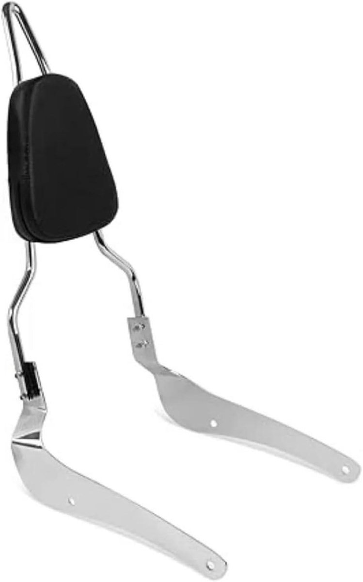 Passagierskussen Motor - Rugsteun Achterbank - Comfortabele Ritten - Weerbestendig Staal - Universele Pasvorm - Zwart