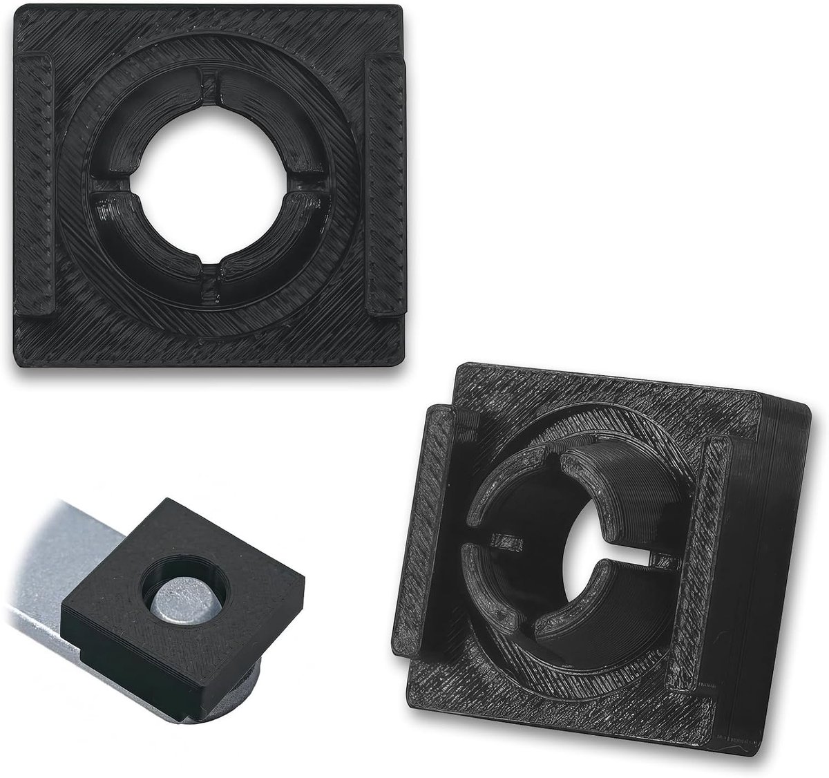 SnelShoppen - Vervangende Glijders voor Deursluiter, 2 Stuks, Geschikt voor Automatische Deuren, Plastic Accessoires voor Interne Deuren, TS 3000 en T