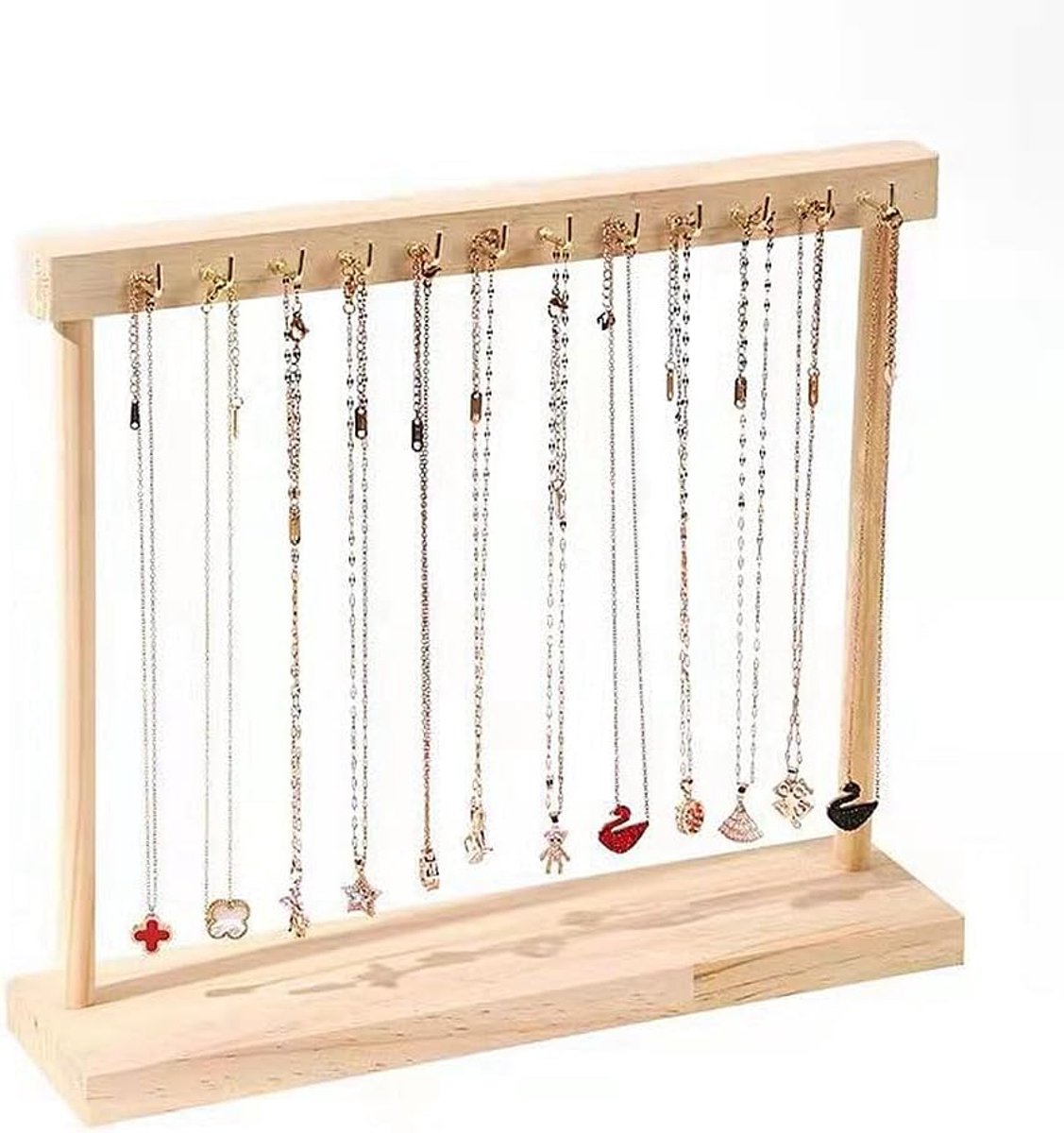 Sieradenstandaard Verkoop Ketting Displaystandaard, Sieraden Hanger Ketting Opbergrek, Sieraden Display Display Prop - ShopVlot