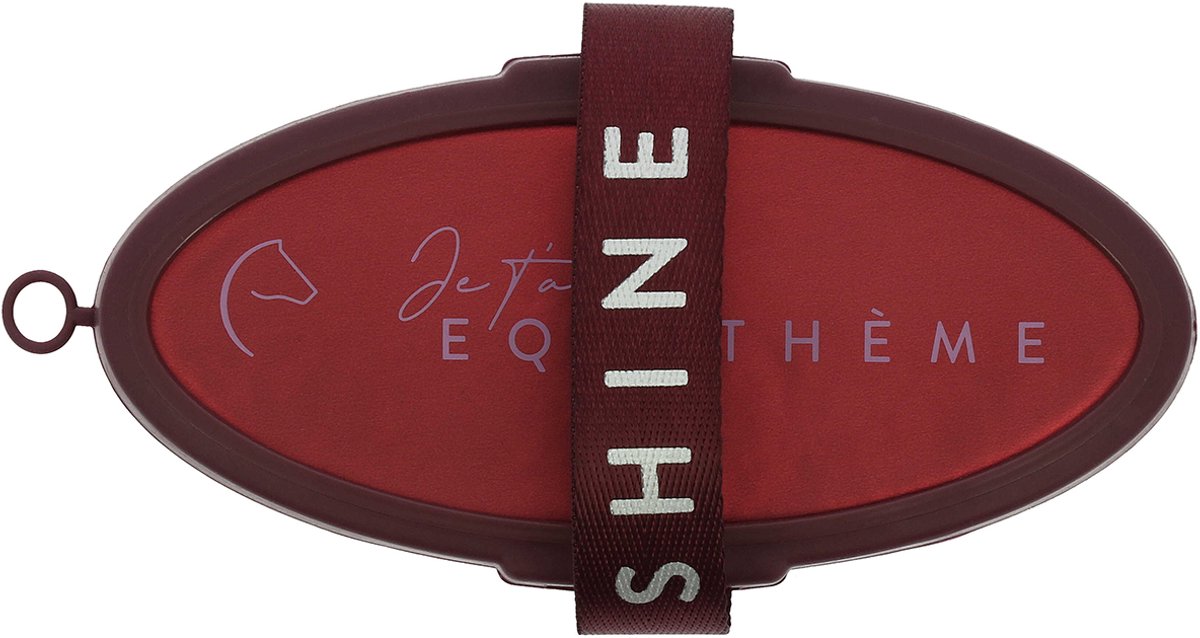 Equithème Body Brush Equithème Je T'aime Donkerrood