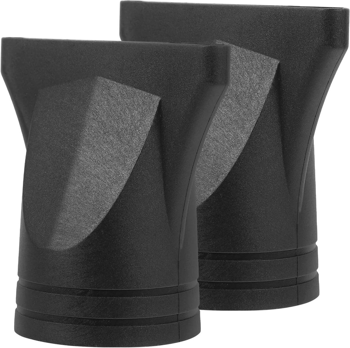 Föhn Diffuser - Haardroger Mondstuk - Haar Stylen - Hittebestendig Nylon - 4.5 cm Buitendiameter - Zwart