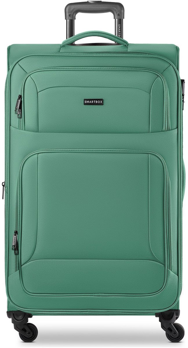 Smartbox Edition 04 4 wielen Trolley 78 cm met uitbreidingsplooi - Zachte bagage - Combinatieslot - eukalyptus