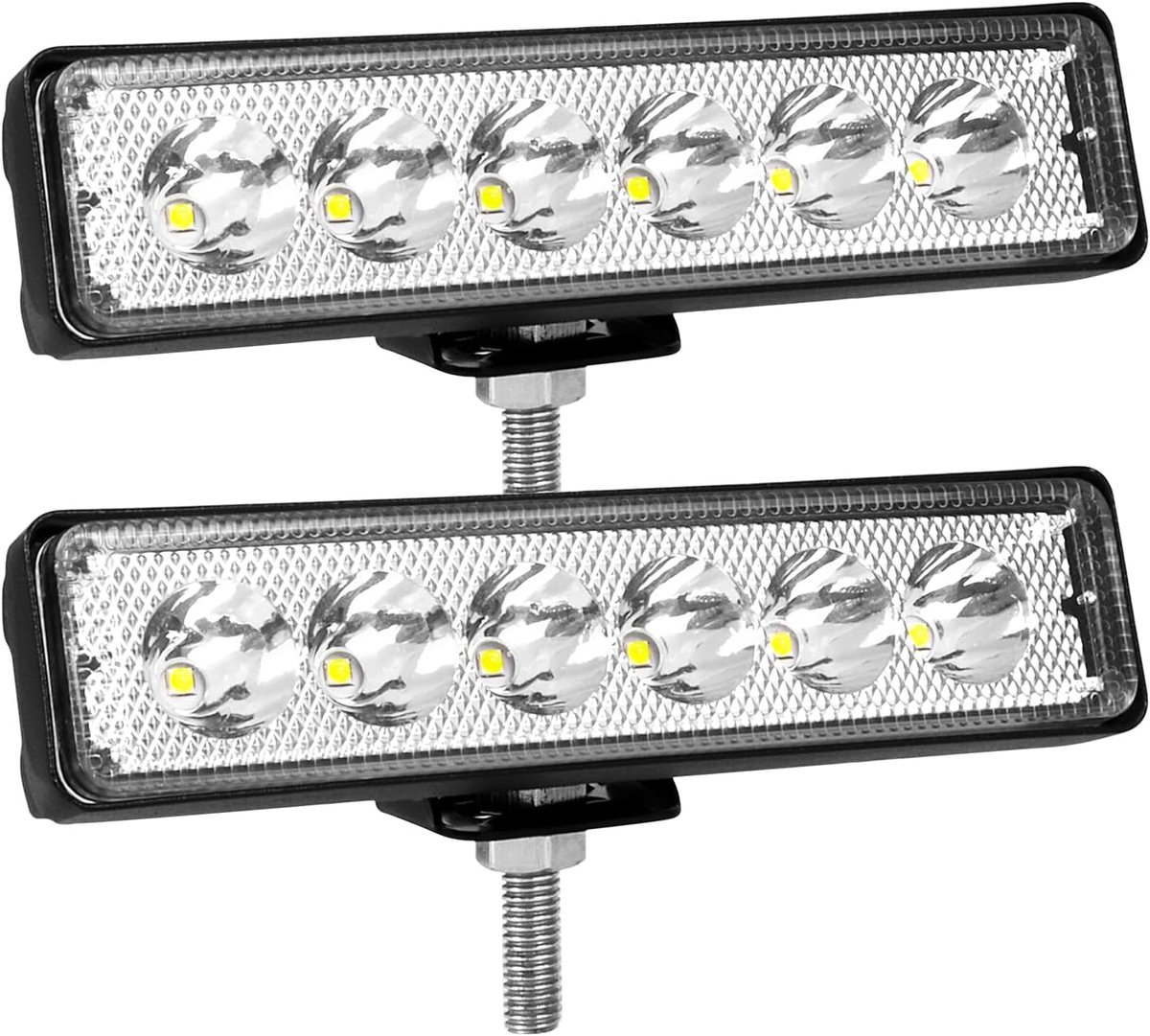 Led-werklamp 6 inch 18W - Mini verlichting voor tractor - Offroad schijnwerper - Perfect voor vrachtwagens en 4x4 - SnelShoppen