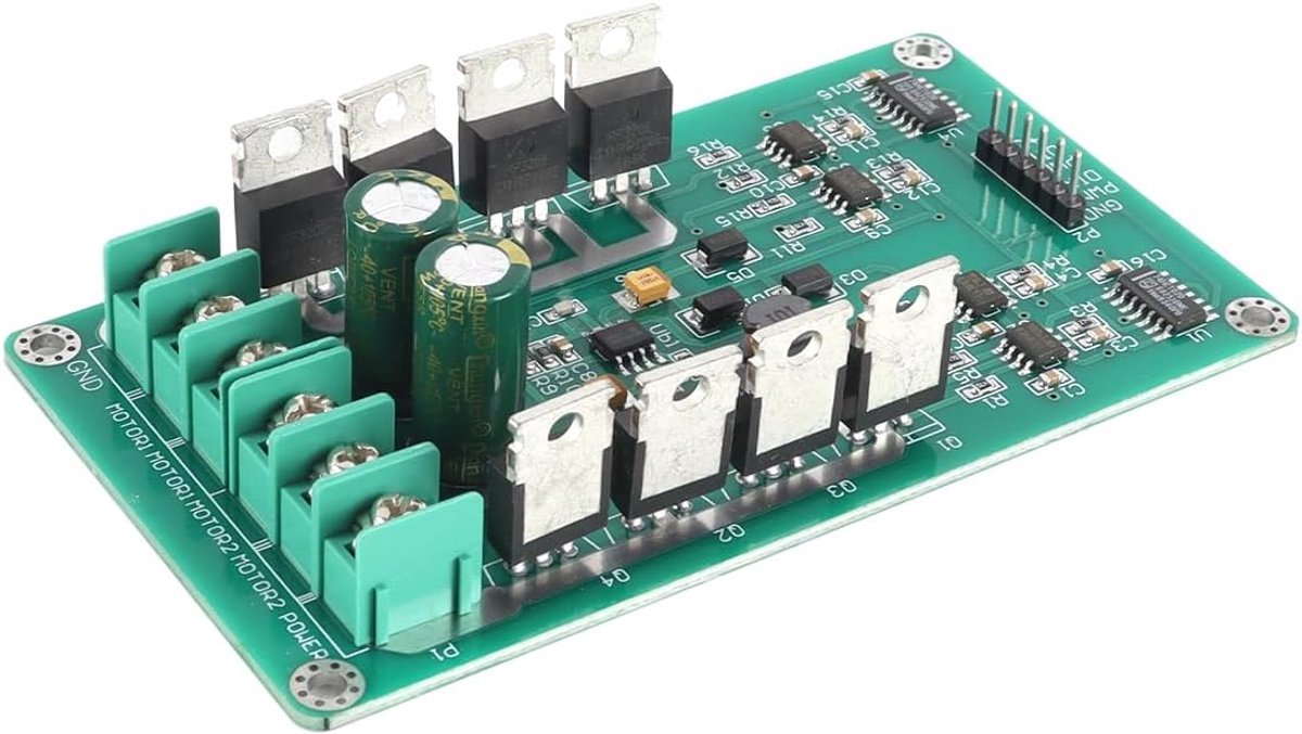 dubbele motor driver module board, MOSFET motor driver module 3-36V 15A piek 30A