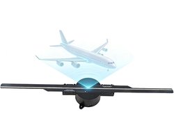 3D-hologram-ventilator, hologram-projector, 16,5 inch, 2000 x 224, wifi-3D-projector, 4 blades reclamedisplay voor reclame in de winkel, voor zakelijke borden, bar, Halloween