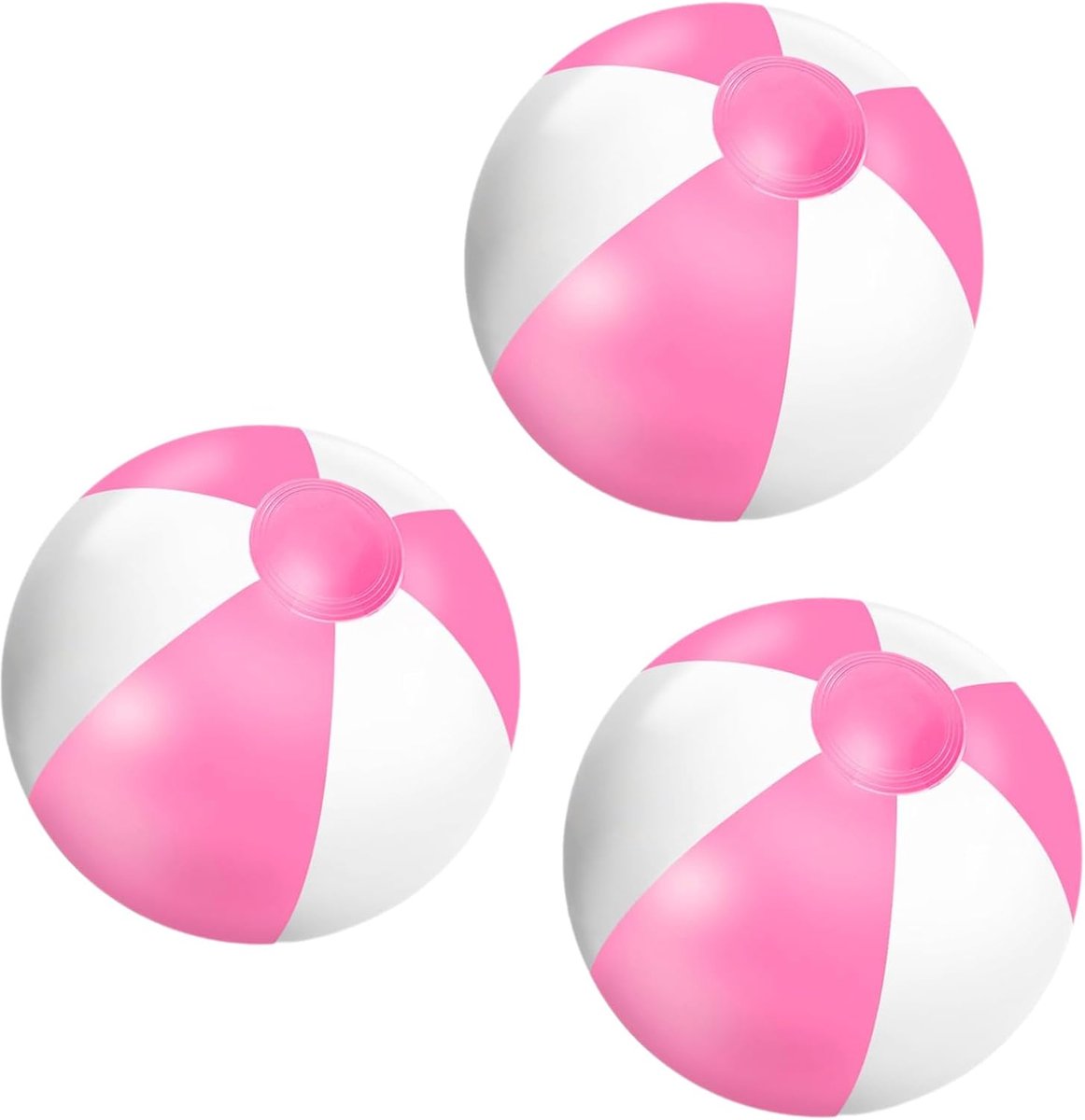 strandbal, strandbal, 3 stuks, opblaasbare zwembadballon, opblaasbaar strandspeelgoed voor strand en zwembad, feest