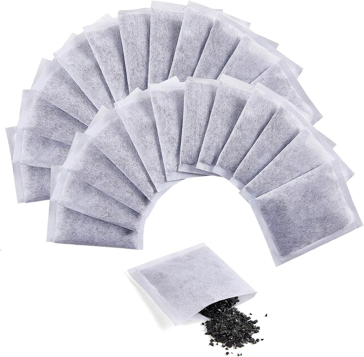 24 stuks Actieve koolstoffilters, Actieve Kool Distillatiefilters, Waterfilters Vervanging, Geactiveerde Koolstoffilters voor Waterdestilleerapparaat