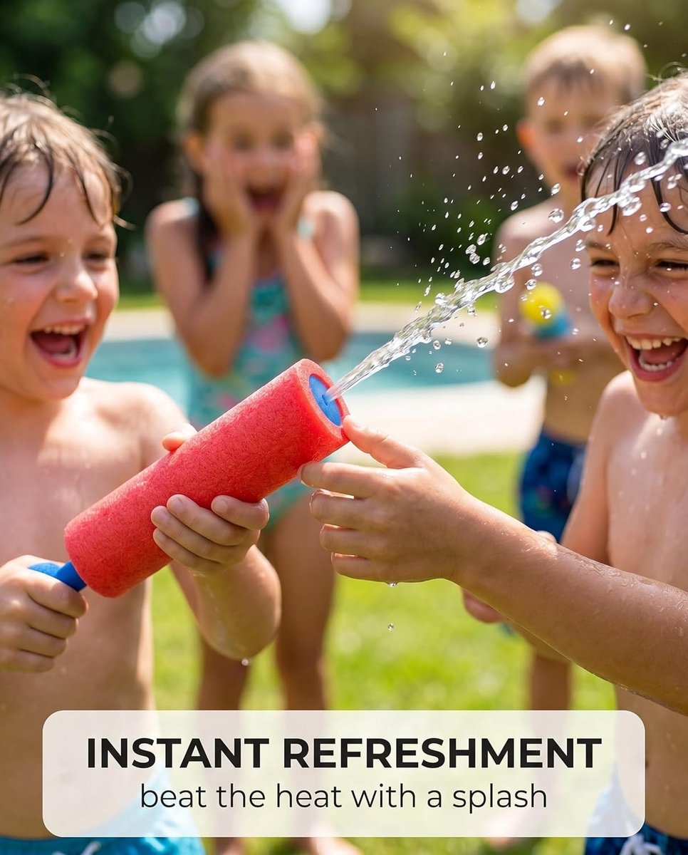 Waterpistolenset voor kinderen, 8 stuks, mini-waterspuitpistool als feestcadeau, waterspeelgoed voor tuin, strand en zwembad