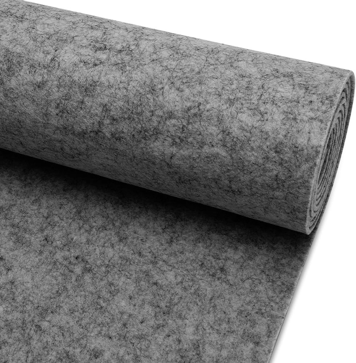 Viltstof 30 x 250 cm - Donkergrijs - 3 mm dik - Perfect voor DIY en decoratie - ShopVlot