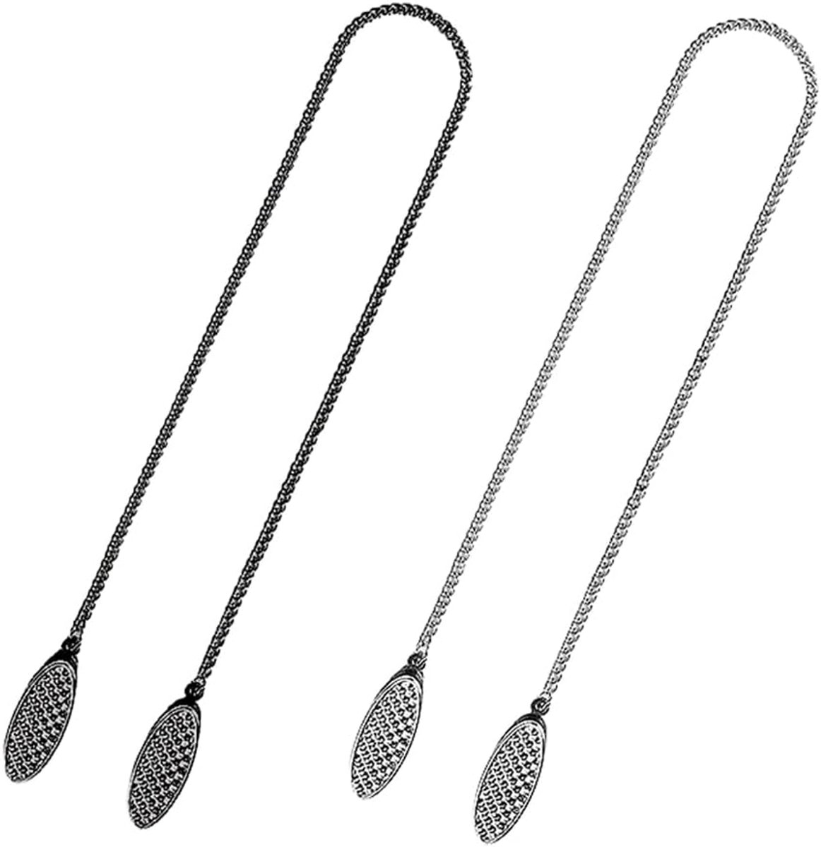 Servettenketting 50cm - Met verstelbare clip - Elegant voor oudere volwassenen - Stijlvolle eetaccessoire - ShopVlot