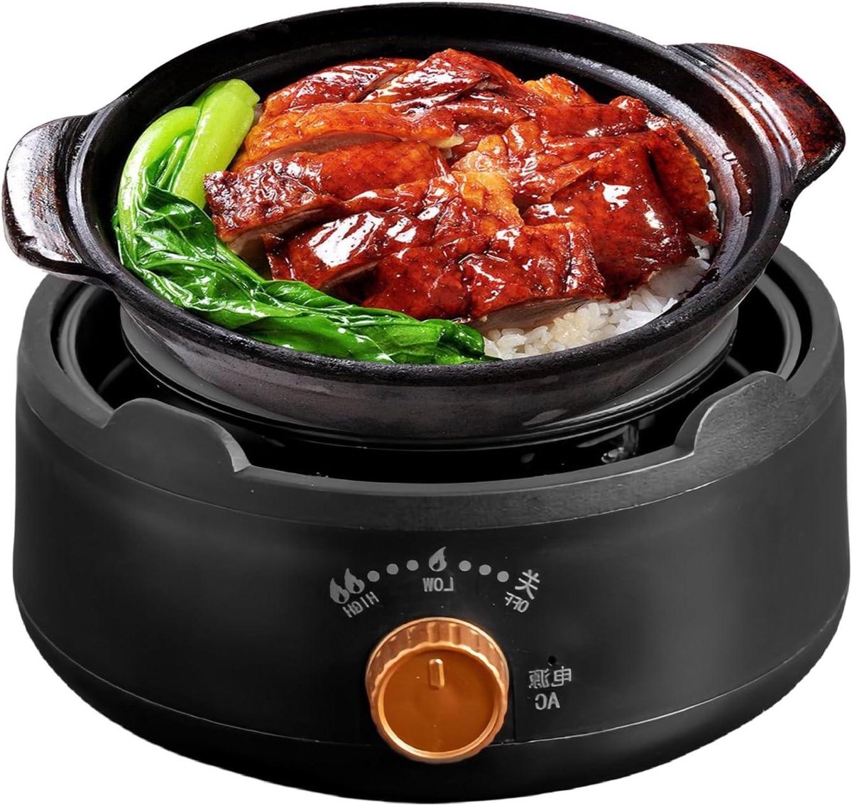 Draagbare Verwarming - Theepot Koker - Koken en Verwarmen - Versnelde Temperatuurstijging - 15 x 7 cm - Zwart