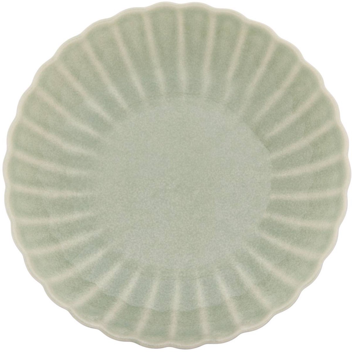 Lot de 4 Assiette creuse Romy ronde D.20cm vert