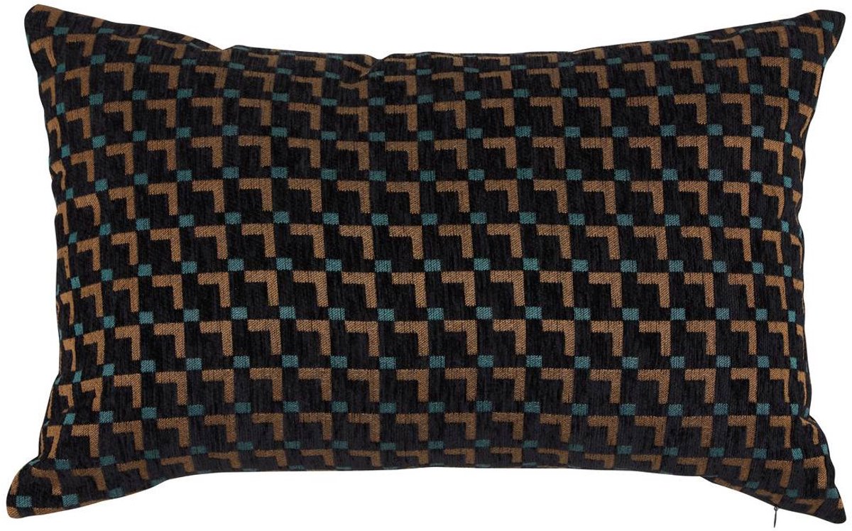 Chenille-kussen met jacquardpatroon THE PALM RESORT