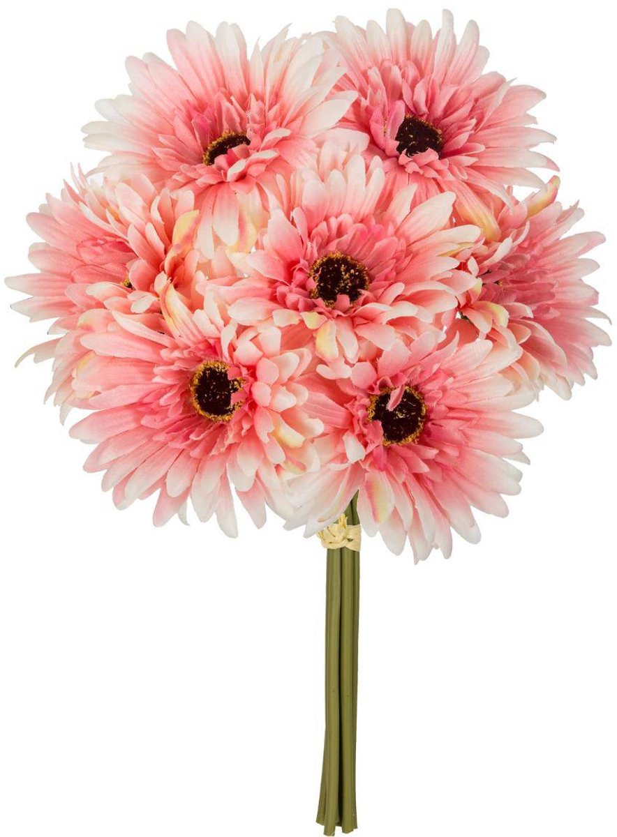 Boeket van 7 kunstgerbera's