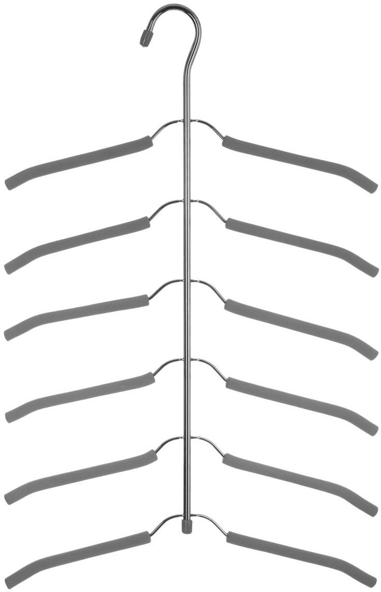 Set van 6 metalen overhemdenhangers HANG'UP PLUS