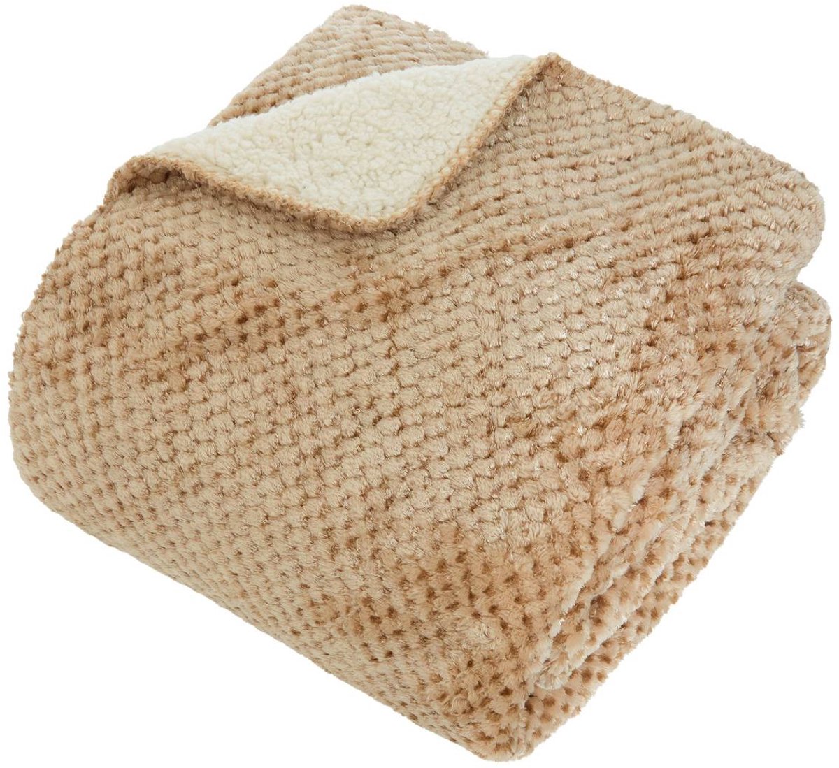 LYNO-plaid van flanel met sherpa-effect