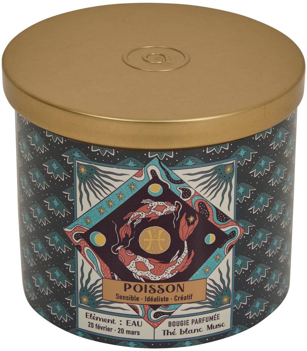 Geurkaars Astro 396 g in glazen pot