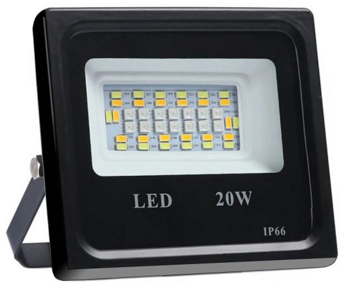 Tuya slimme schijnwerper/bouwlamp 20W - RGBWW - Smart Life app - Slimme verlichting