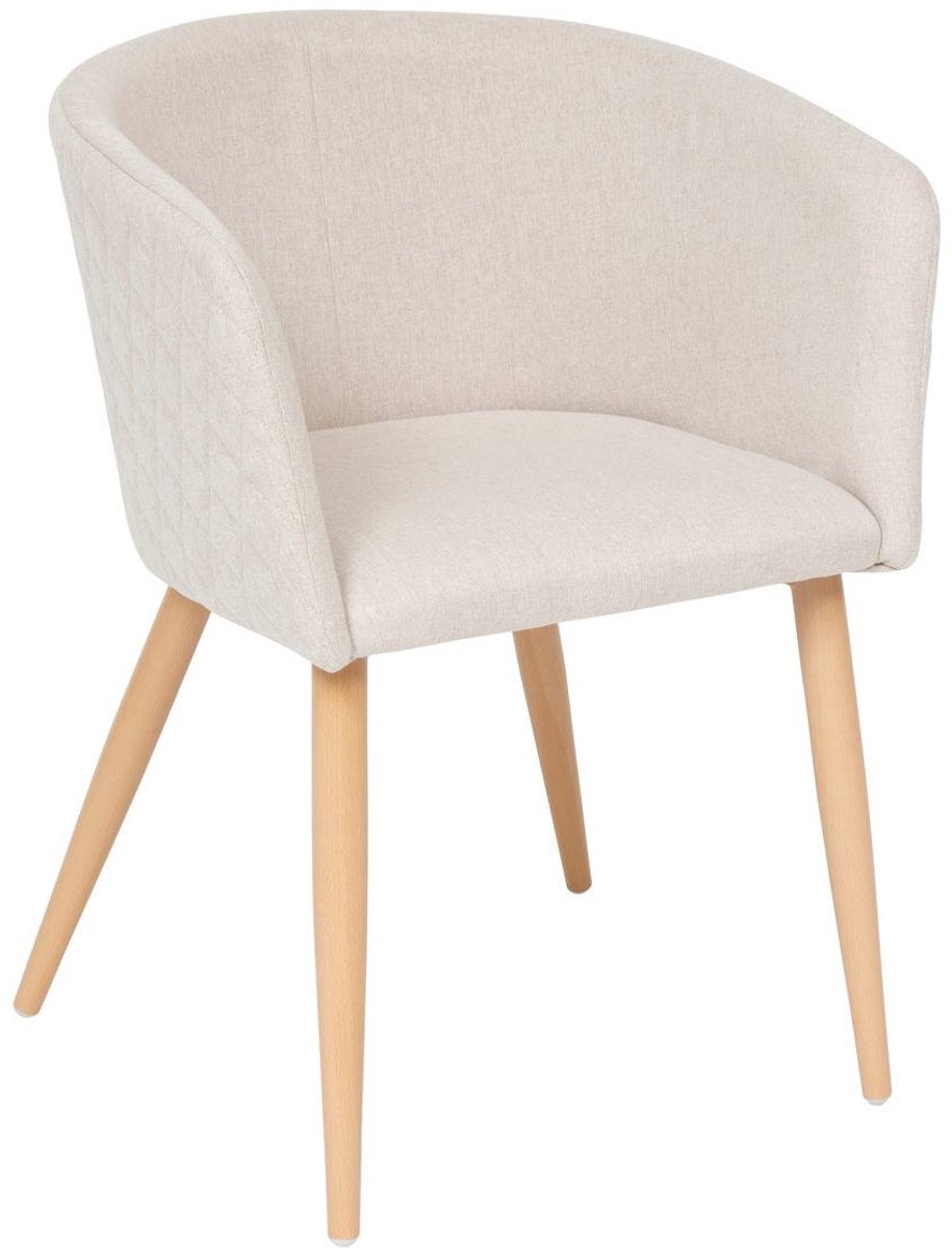 Gewatteerde fluwelen fauteuil MARLO