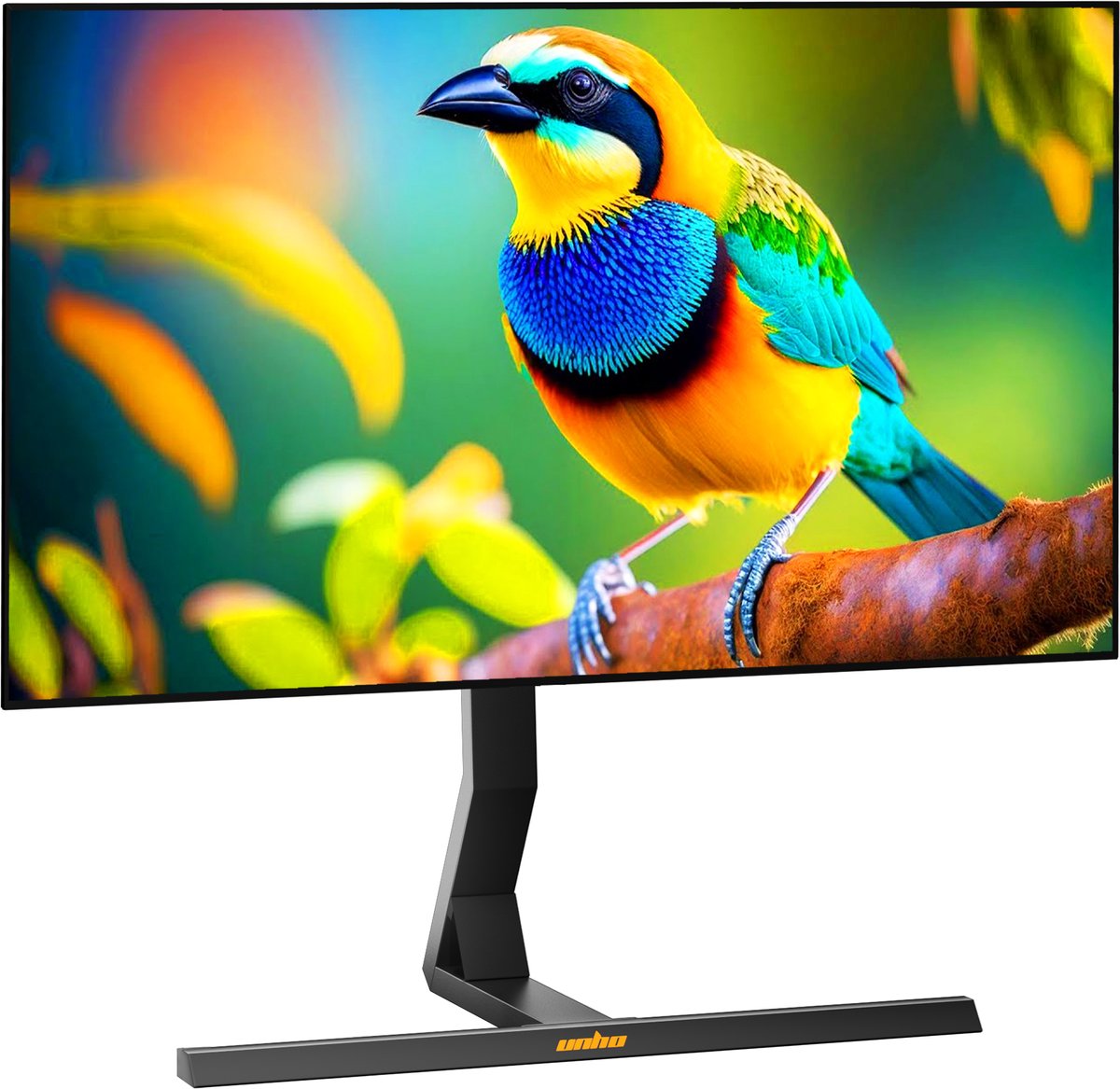 unho TV-tafelstandaard 40–75 inches met 45°-draaifunctie – in hoogte verstelbaar – stevige stalen tv-standaard