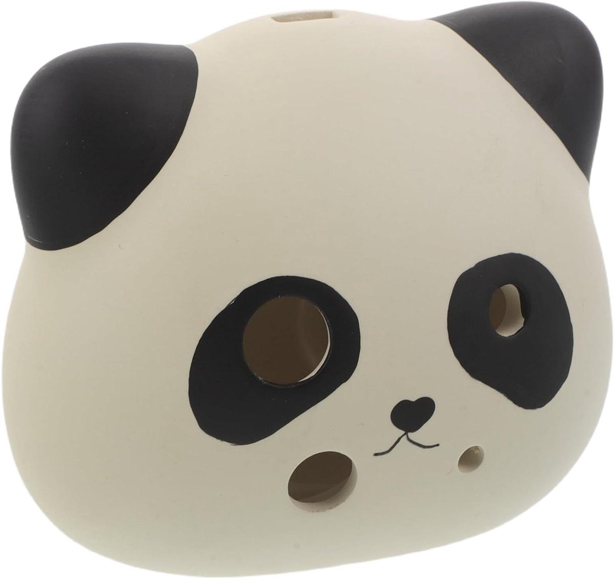 Keramische Ocarina - Panda Fluit - Muziek Leren - Beginnersvriendelijk - 7.5 x 7.5 x 4 cm - Meerkleurig