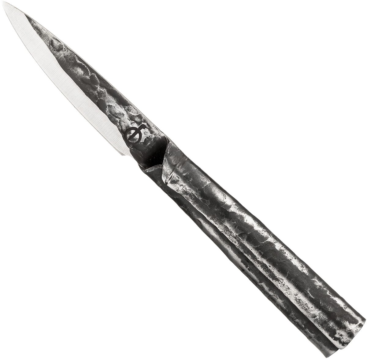 Omgoods - Forged Paring Knife - 8 cm Handgemaakt Stalen Mes in Houten Cadeaubox