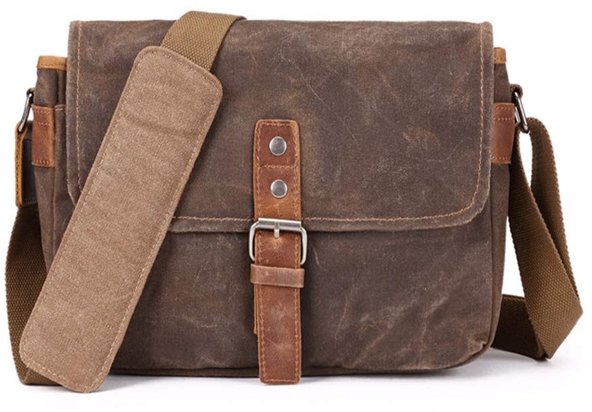 Omgoods - Vintage Waterproof Camera Bag van Canvas met Tussenlaag
