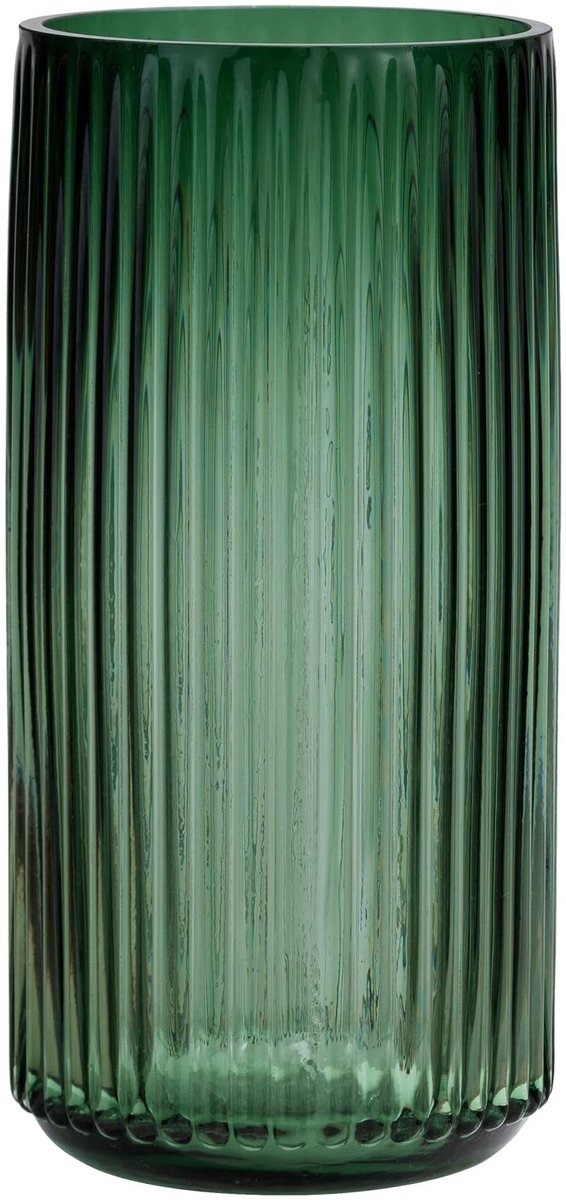 Omgoods - Handgeblazen Glazen Vaas, 24.6 cm, Groen