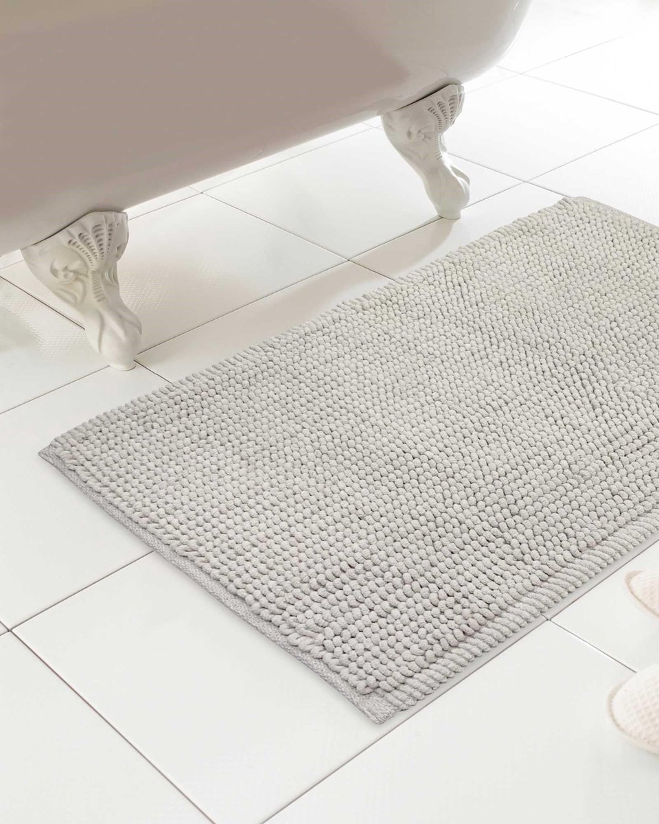 Omgoods - Microfiber Bobble Badmat, Bruin, 50 x 80 cm