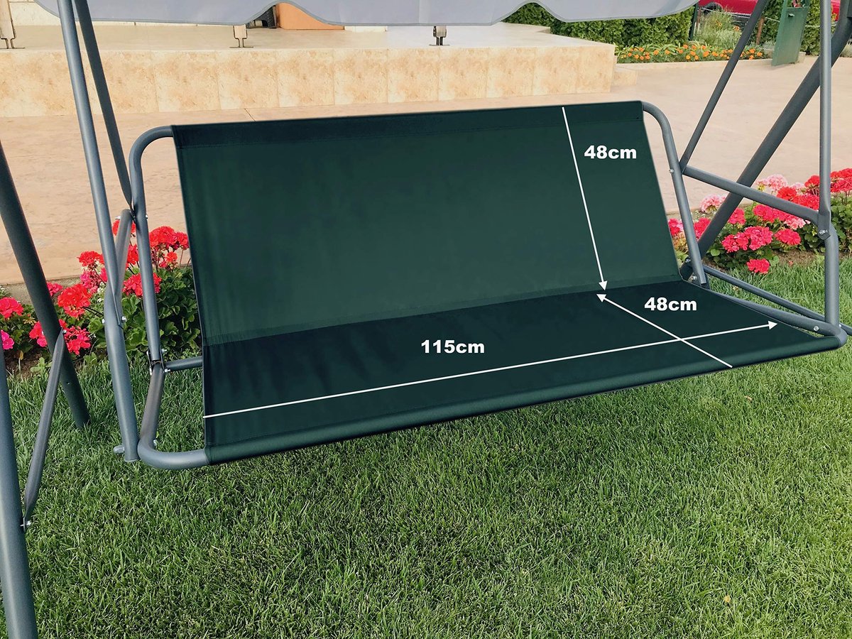 Omgoods - Vervangende Cover voor Schommelstoel - Tuinstoel Beschermhoes, Groen