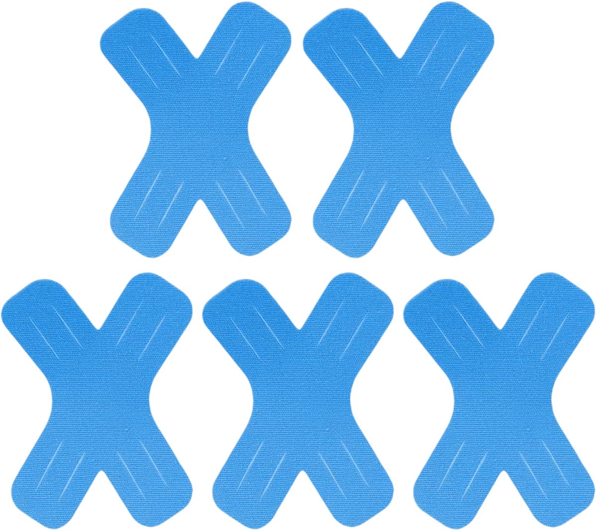 10 Stuks Kinesiologie Tape voor Sport – Fysiotape Waterdicht voor Knie, Schouder, Rug, Enkel en Spierondersteuning - Blauw