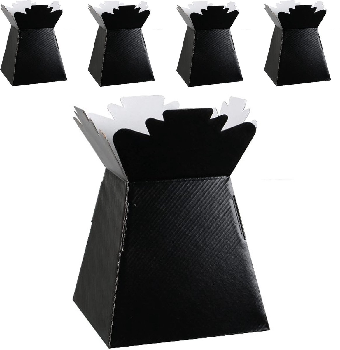 Omgoods - Set van 5 Stijlvolle Bloemen Dozen voor Decoratie en Verpakking