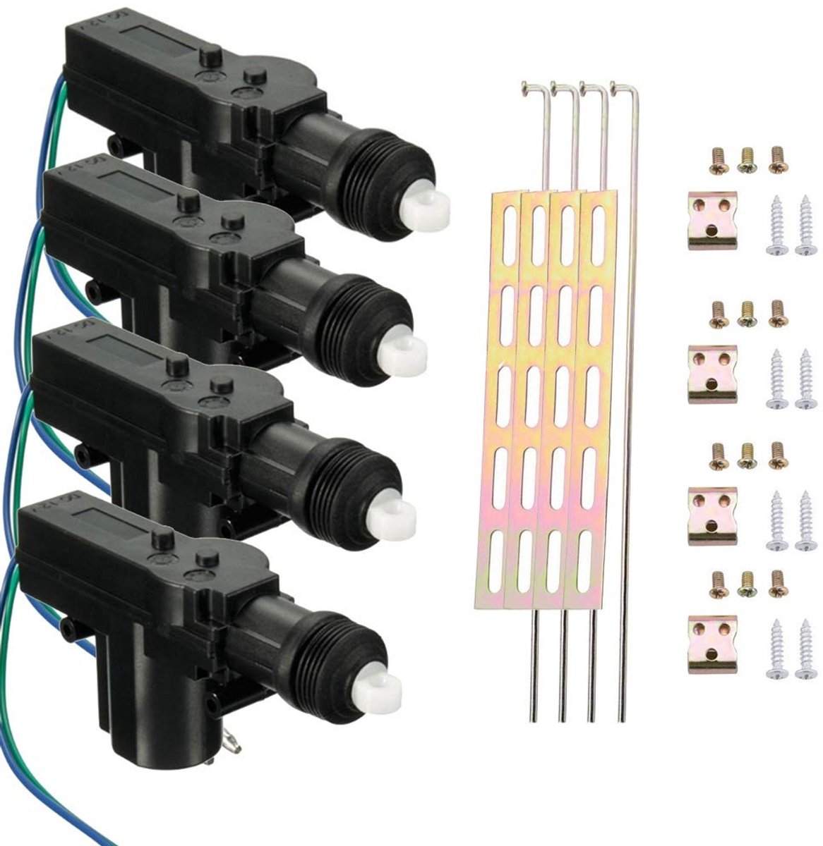 Omgoods - Elektrische Deurslot Set - 12V - Waterdicht - Universeel - Auto en Truck - Gebruiksvriendelijk - Betrouwbaar