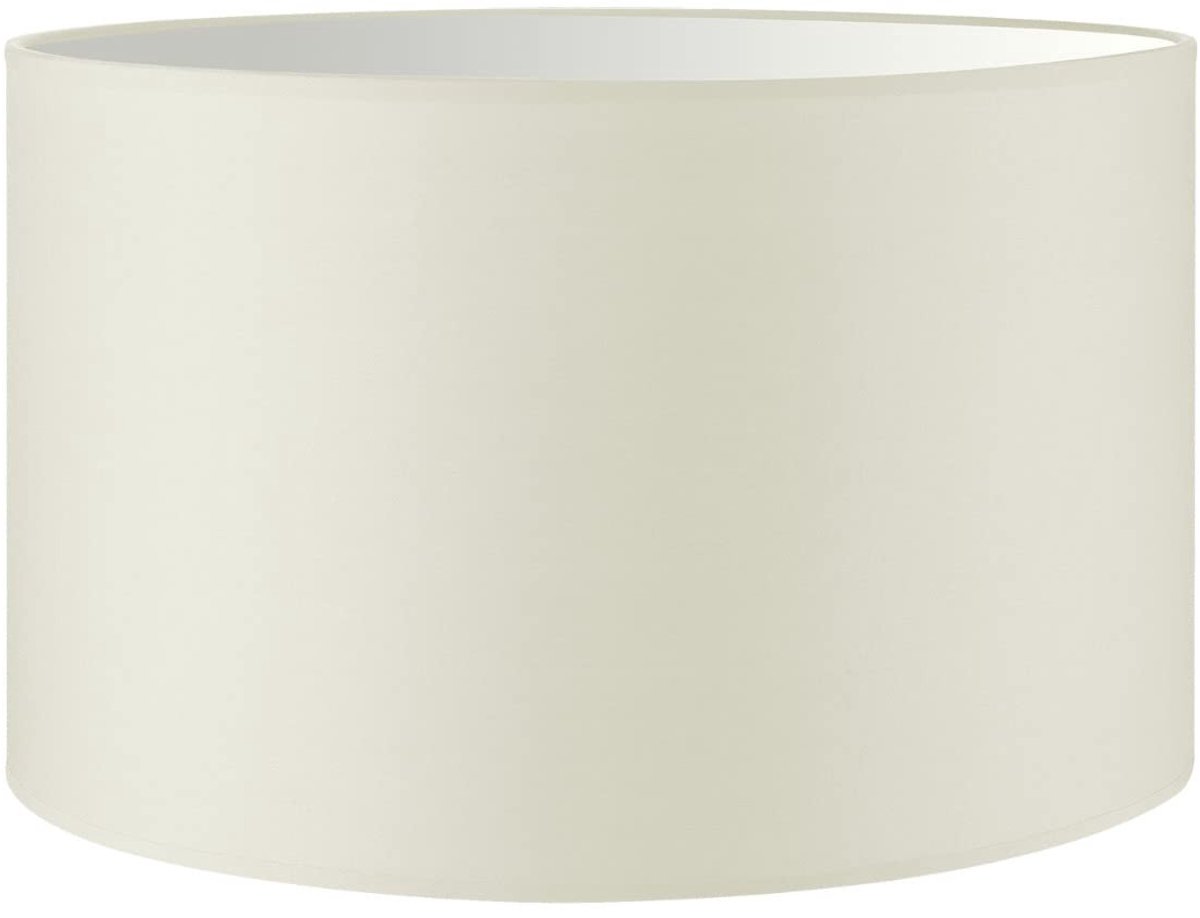 Omgoods - Handgemaakte Warm Witte Lampenkap D.35 x H.21 cm voor Vloerlamp en Hanglamp